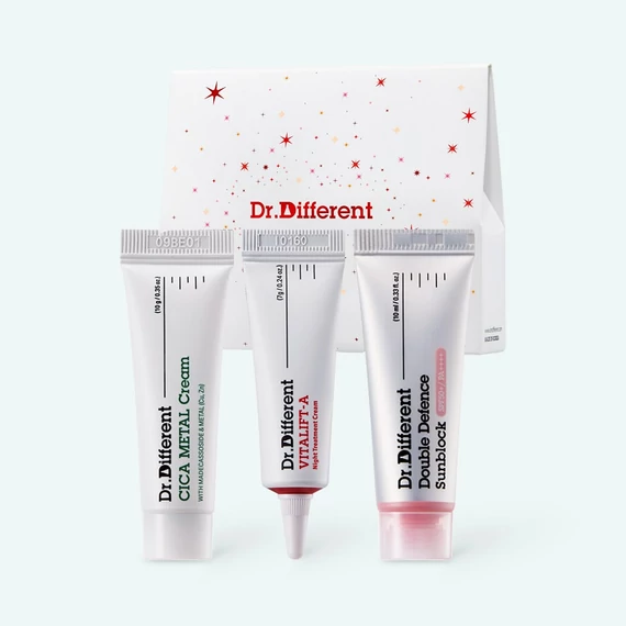 Dr.Different Best Trial Kit – Zkušební Sada pro Výživu a Ochranu Pleti