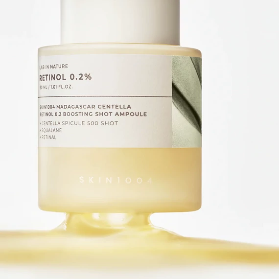 SKIN1004 Madagascar Centella Retinol 0.2 Boosting Shot Ampoule – Ampulka Na Spevnenie A Elasticitu 30ml