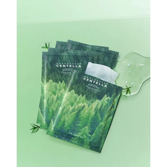 SKIN1004 Madagascar Centella Tea-Trica Relaxing Mask – Maska Za Obraz S Centello In Čajevcem Za Sprostitev 1kos/23ml