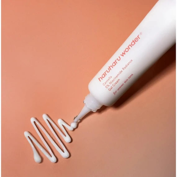 Haruharu Wonder Centella 5% Niacinamide Radiance Gel Cream – Könnyű Gélkrém a Bőrtónus Kiegyenlítésére 40g