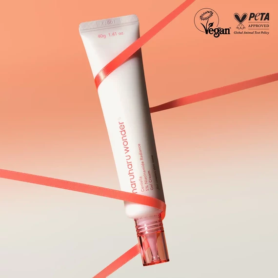 Haruharu Wonder Centella 5% Niacinamide Radiance Gel Cream – Könnyű Gélkrém a Bőrtónus Kiegyenlítésére 40g