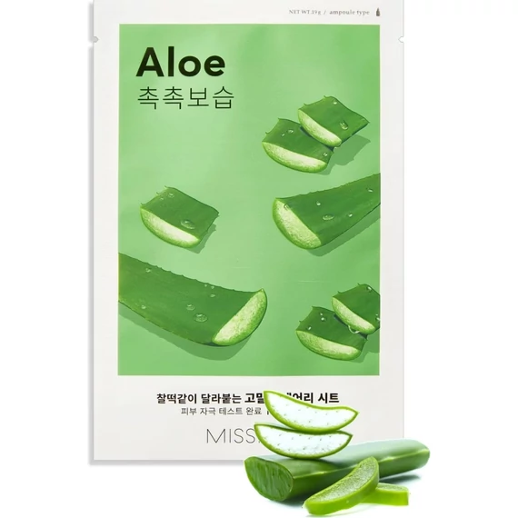 Missha Airy Fit Sheet Mask - Aloe – Hydratačná Textilná Maska s Aloe 19g