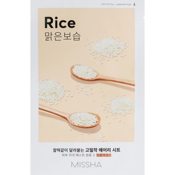 Missha Airy Fit Sheet Mask - Rice 