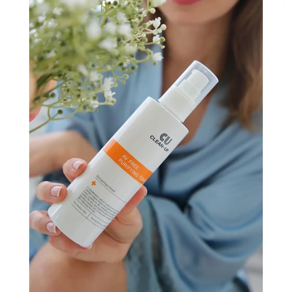 CUSKIN Clean-Up AV Free Purifying Toner – Reinigungstoner Für Problematische Haut 200ml