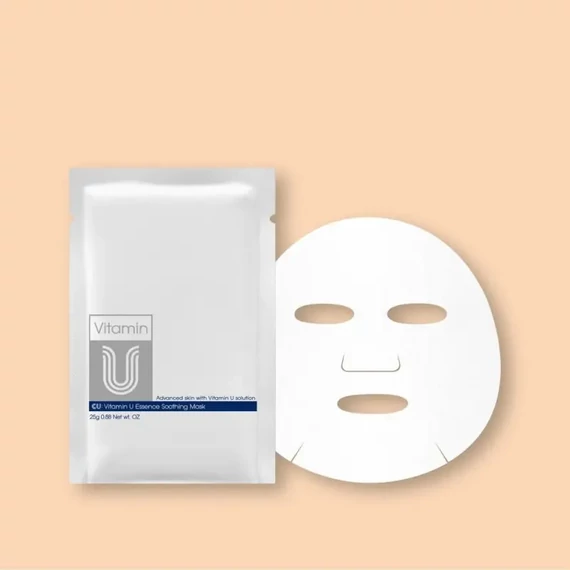CUSKIN Vitamin U Essence Soothing Mask – Regeneráló Maszk Vitamin U-Val 20g