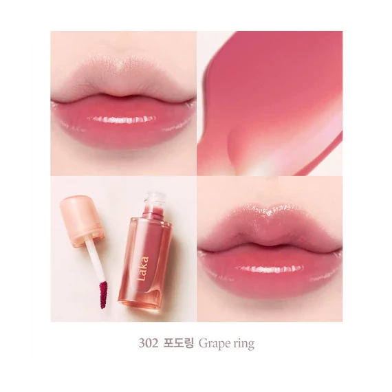 LAKA Jelling Nude Gloss - #302 Grape ring – Hydratačný Lesk na Pery 4.5g