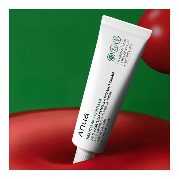 Anua Heartleaf Centella Red Spot Cream – Cremă Calmantă Pentru Piele Problematică 30ml