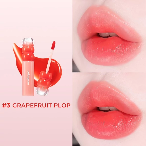 Colorgram Fruity Water Tint – 03 Grapefruit Plot – Trajen Lip Tint Za Ustnice 2.8g