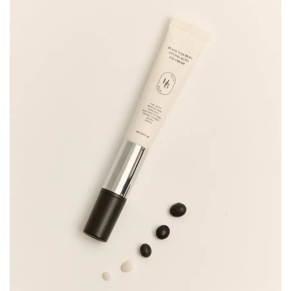 HEVEBLUE Black Yuja Bean Lifting Auto Eye Cream – Cremă Lifting Pentru Zona Ochiilor Cu Masaj 15ml