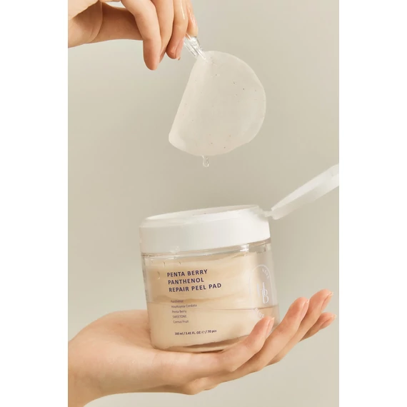 HEVEBLUE Penta Berry Panthenol Repair Peel Pad – Płatki Peelingujące Do Twarzy 70szt/170ml