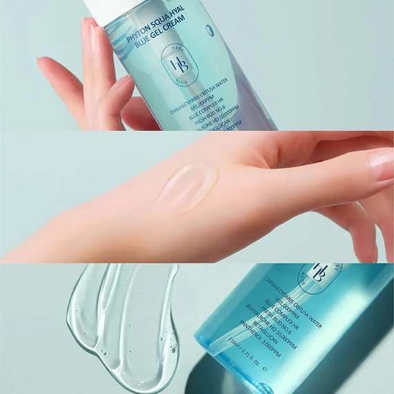 HEVEBLUE Phyton Squa Hyal Blue Gel Cream – Intensywnie Nawilżający Krem-Żel Do Twarzy 110ml