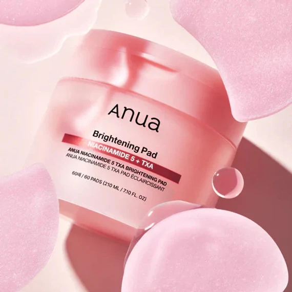 Anua Niacinamide 5 TXA Brightening Pad – Tonere-Discuri Iluminatoare Cu Niacinamid Și Acid Tranexamic 210ml/60buc