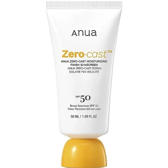 Anua Zero-Cast Moisturizing Finish Sunscreen SPF 50+ PA++++
