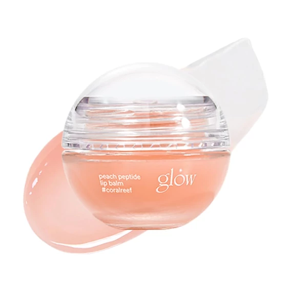 GLOW Peach Peptide Repair Lip Balm – #Coralreef 