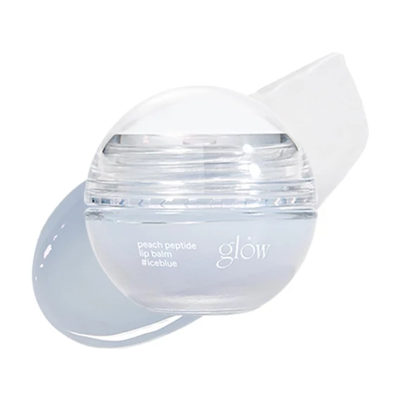 GLOW Peach Peptide Repair Lip Balm – #IceBlue
