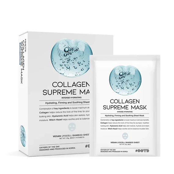 OOTD BEAUTY Collagen Supreme Mask – Erősítő Arcmaszk 1db/25g