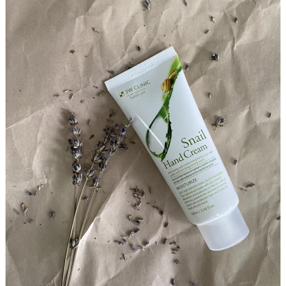 3W Clinic Moisturizing Snail Hand Cream – Hidratáló Kézkrém 100ml