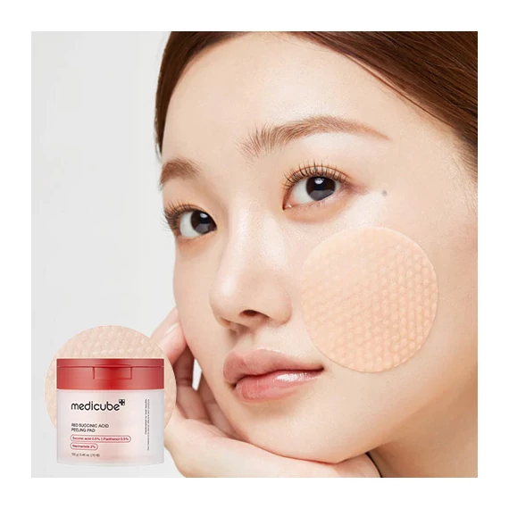 Medicube Red Succinic Acid Peeling Pad – Piling Blazinice za Lice 70kom/155g