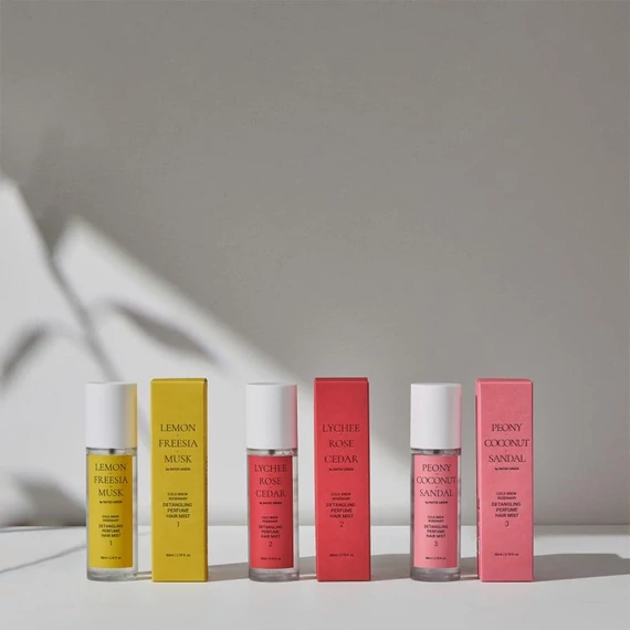 Rated Green Cold Brew Rosemary Detangling Perfume Hair Mist 2 – Dišeča Meglica za Lase „Lychee-Rose-Cedar” 80ml