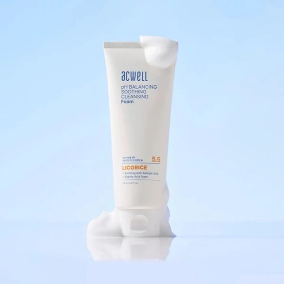 Acwell PH Balancing Soothing Cleansing Foam – Protivnetna in Pomirjujoča Pena za Čiščenje Obraza 150ml