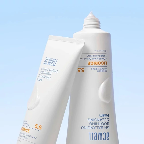 Acwell PH Balancing Soothing Cleansing Foam – Protivnetna in Pomirjujoča Pena za Čiščenje Obraza 150ml