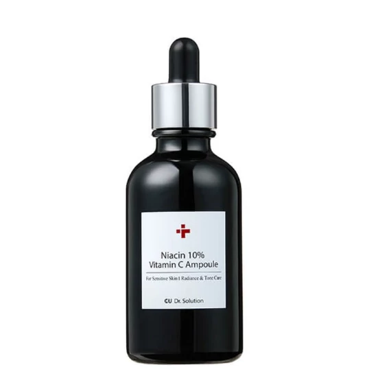 CUSKIN Dr. Solution Niacin 10% Vitamin C Ampoule (sample) – Izbeljujoča Ampula z 10% Niacinamidom in Vitaminom C 1,5ml (sample)