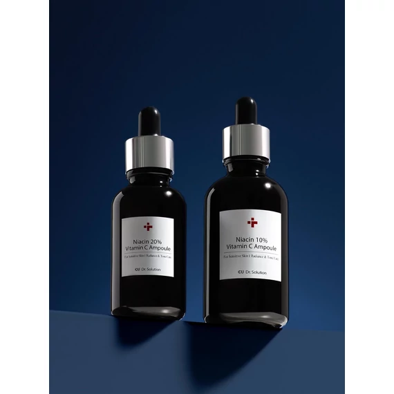 CUSKIN Dr. Solution Niacin 20% Vitamin C Ampoule – Izbeljujoča Ampula z 20% Niacinamidom in Vitaminom C 30g