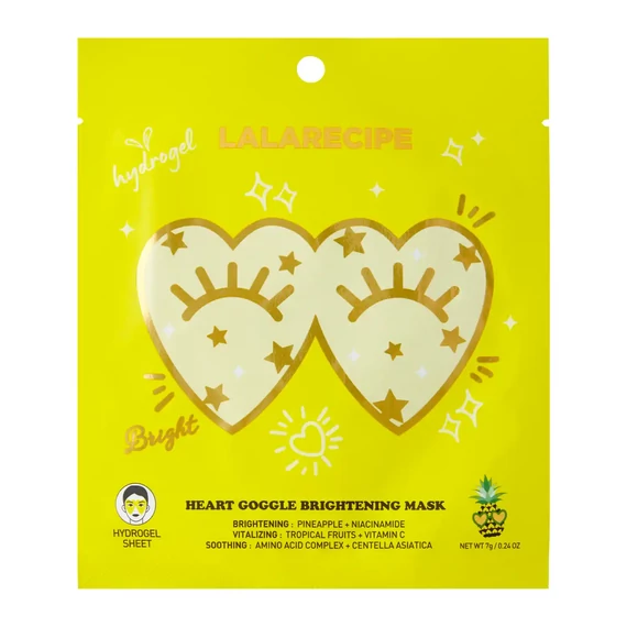 LALARECIPE Heart Goggle Brightening Mask 