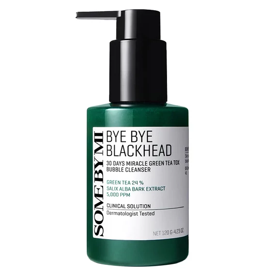 SOME BY MI BYE BYE BLACKHEAD 30 DAYS MIRACLE GREEN TEA TOX BUBBLE CLEANSER