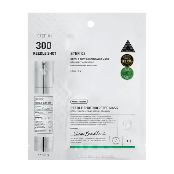 VT Cosmetics Mild Reedle Shot 300 2-Step Mask 