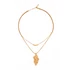 Slika 1/5 - immaculati leafie golden necklace