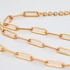 Slika 4/6 - immaculati paper clip golden necklace 3