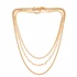 Slika 1/4 -immaculati triplie golden necklace
