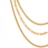 Slika 2/4 -immaculati triplie golden necklace 1