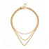 Slika 3/4 -immaculati triplie golden necklace 2