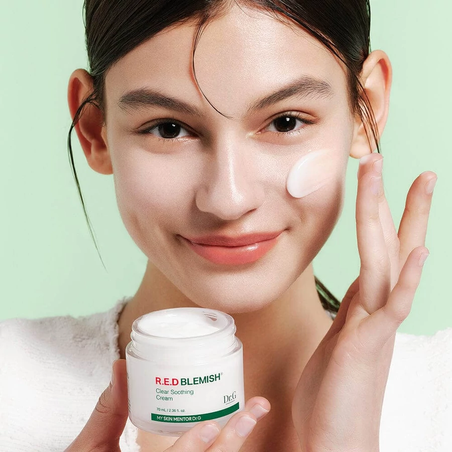 Dr.G Red Blemish Clear Soothing Cream - Crema revitalizanta cu